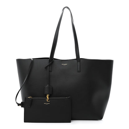 Saint Laurent Calfskin Large Shopping Tote Black 1 of 12