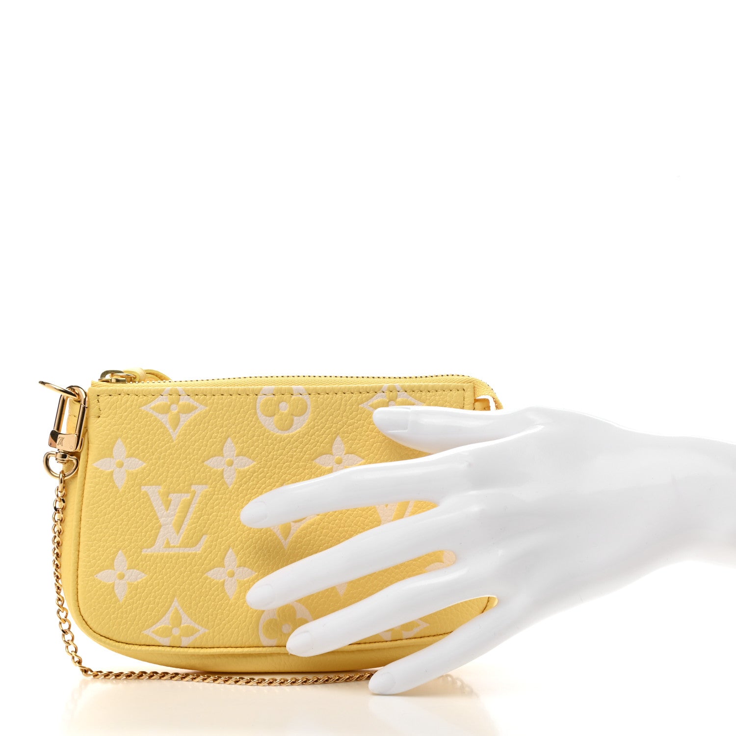 Louis Vuitton Empreinte Monogram Mini Pochette Accessories Lemon
