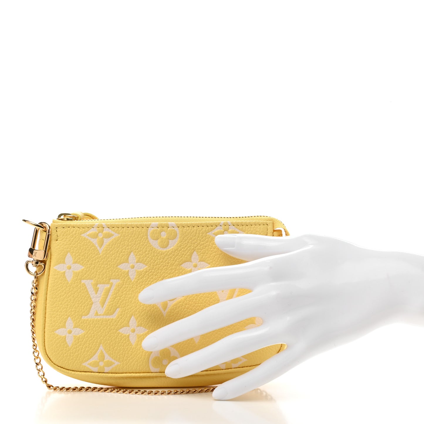 Empreinte Monogram Mini Pochette Accessories Lemon Curd Yellow