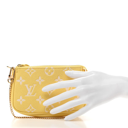 Louis Vuitton Empreinte Monogram Mini Pochette Accessories Lemon Curd Yellow 2 of 7