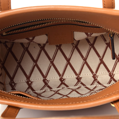 MCM Visetos Mini Toni Shopper Tote Cognac 6 of 9