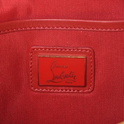 Christian Louboutin Calfskin Studded Loubiposh Chain Clutch Sun 8 of 9
