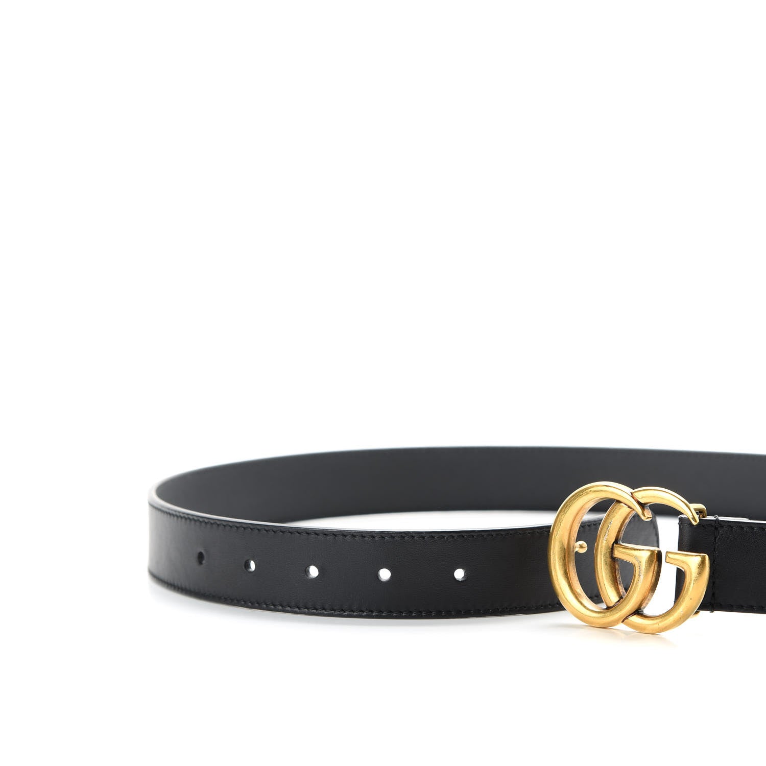 Gucci Calfskin Double G 30mm Belt 85 34 Black 4 of 4