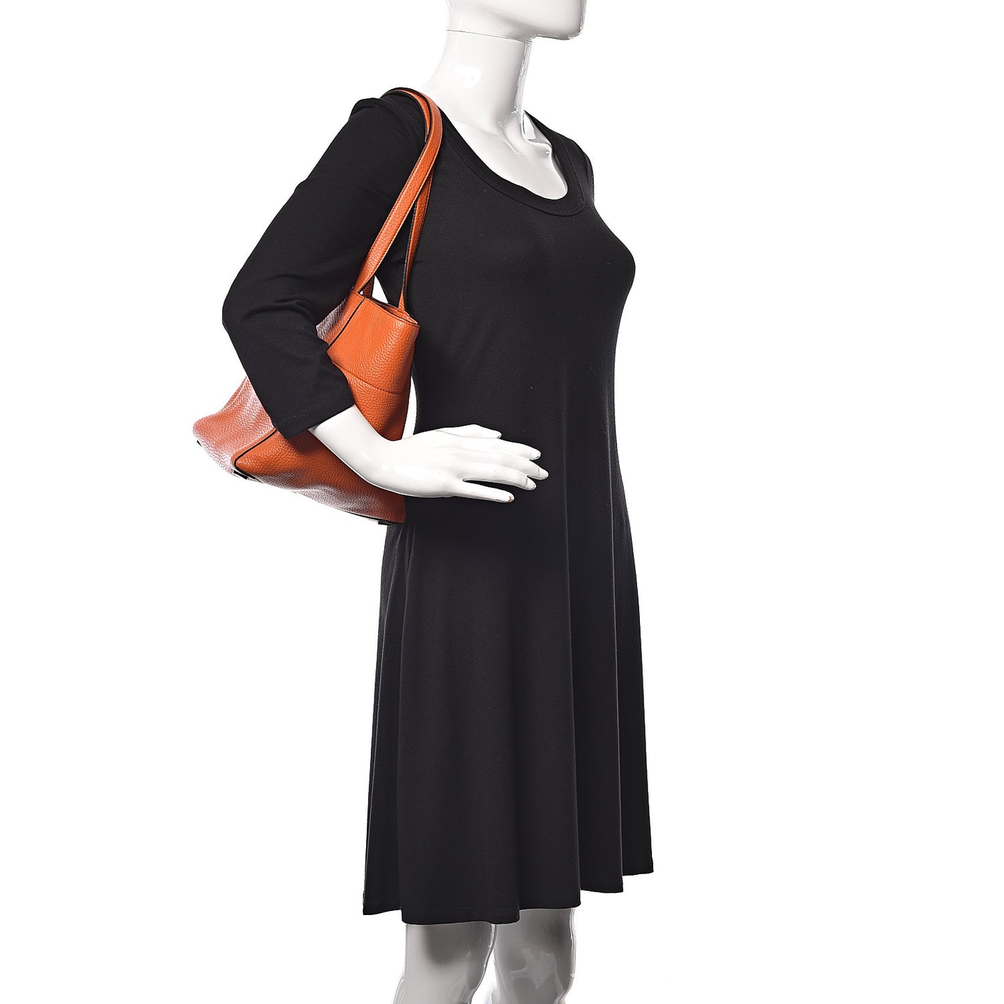 Vitello Daino Tote Papaya