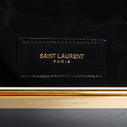 Saint Laurent Leather Lutetia Clutch Black 6 of 7