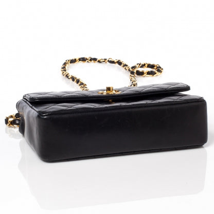 Chanel Lambskin Quilted Mini Flap Black 5 of 10