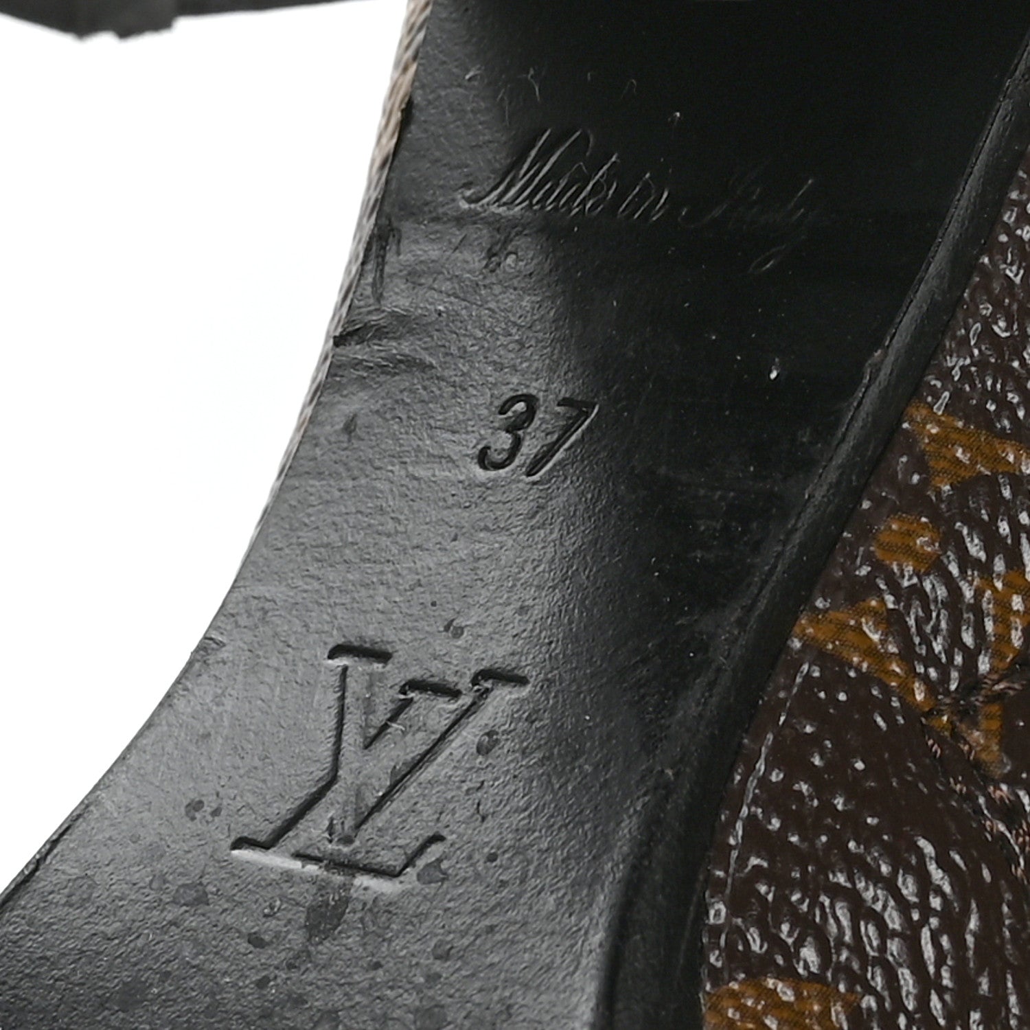 Louis Vuitton Patent Calfskin Monogram Star Trail Ankle Boots 37 Black 7 of 7