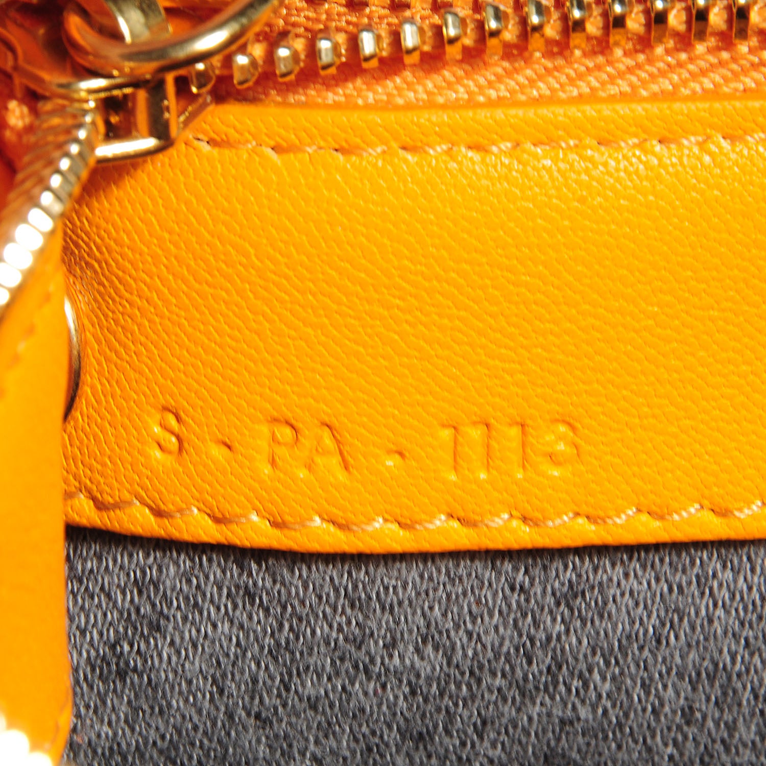 Celine Lambskin Small Trio Crossbody Bag Sunflower 9 of 10