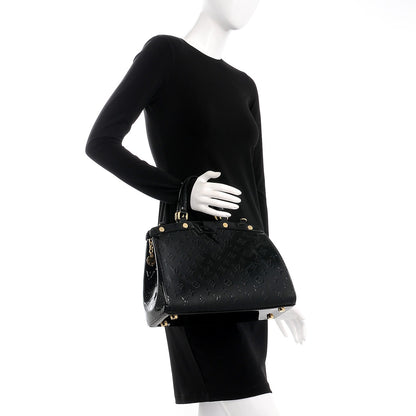Louis Vuitton Vernis Brea MM Black 3 of 9