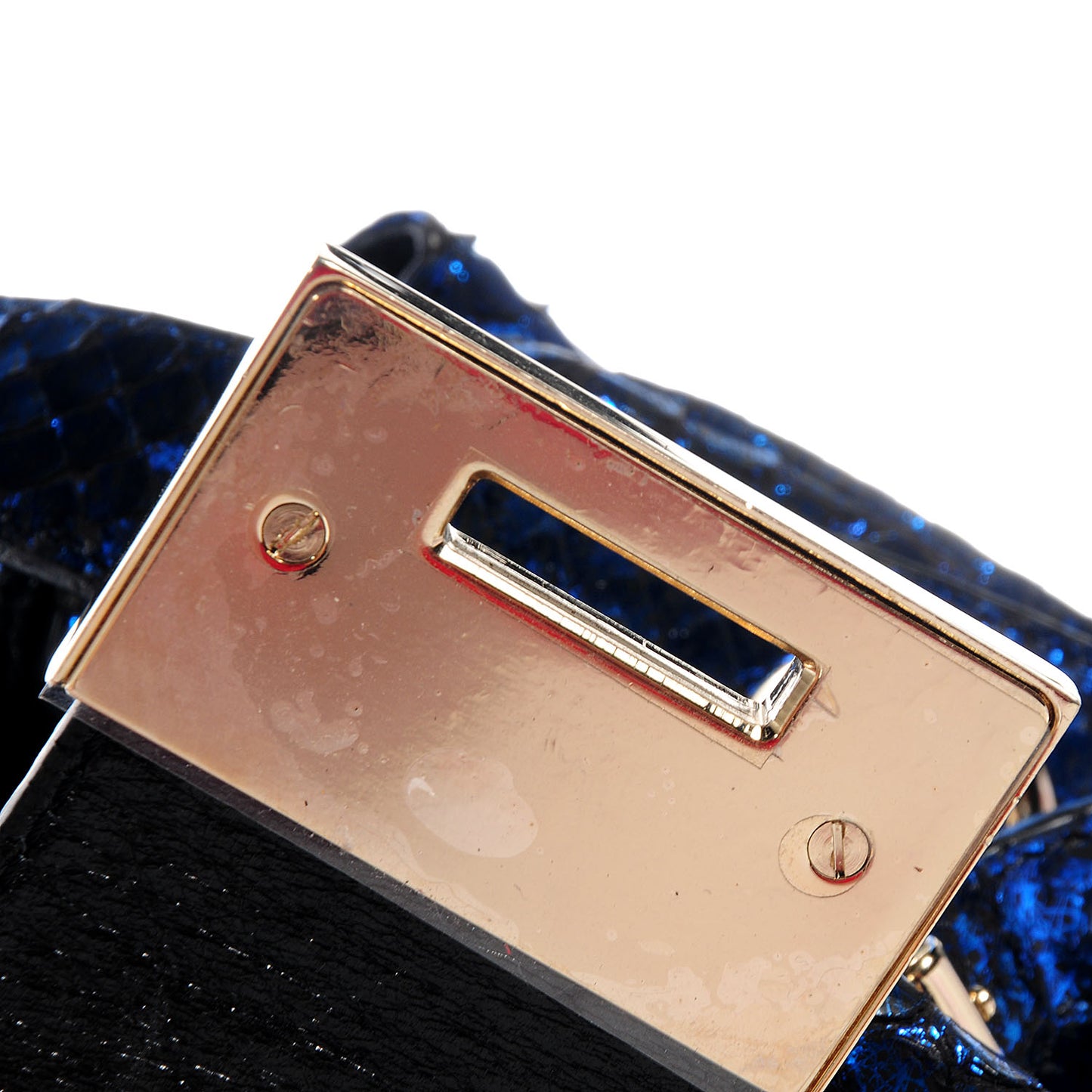 Metallic Python Ramona Blue