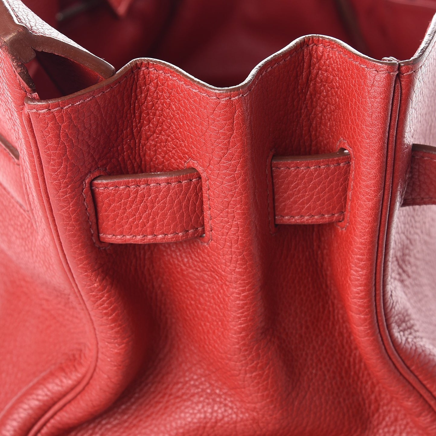 Taurillon Clemence JPG Shoulder Birkin II 42 Rouge Vif