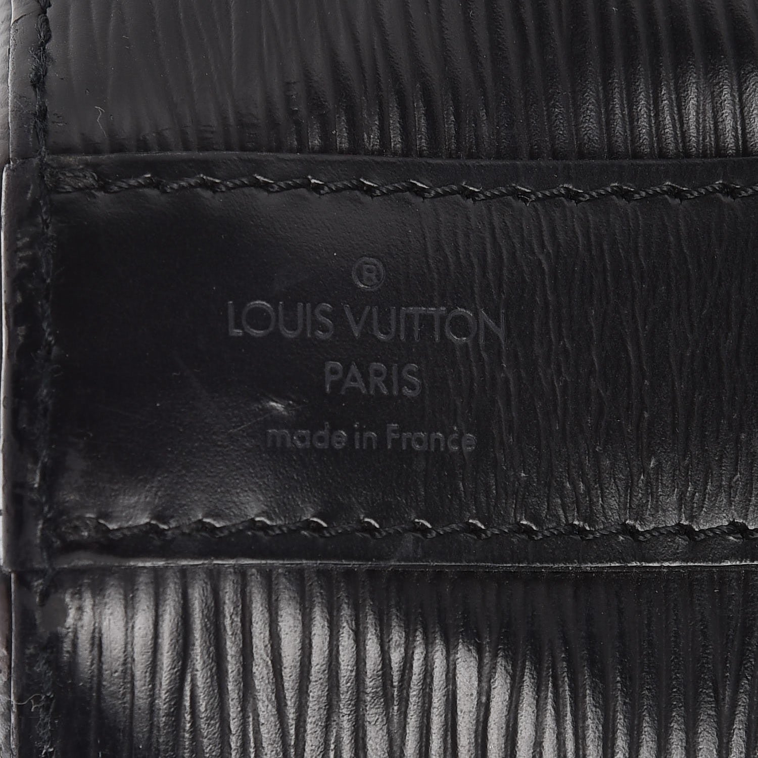 Louis Vuitton Epi Sac D'Epaule Black 9 of 11