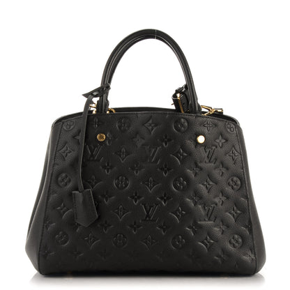 Louis Vuitton Empreinte Montaigne MM Black 1 of 7