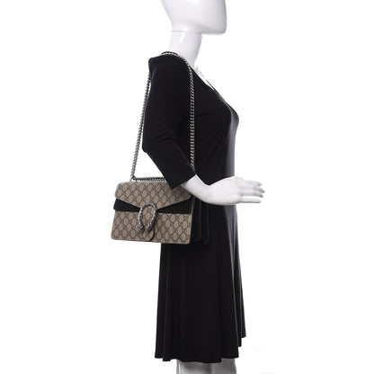 Gucci GG Supreme Monogram Small Dionysus Shoulder Bag Black 2 of 13