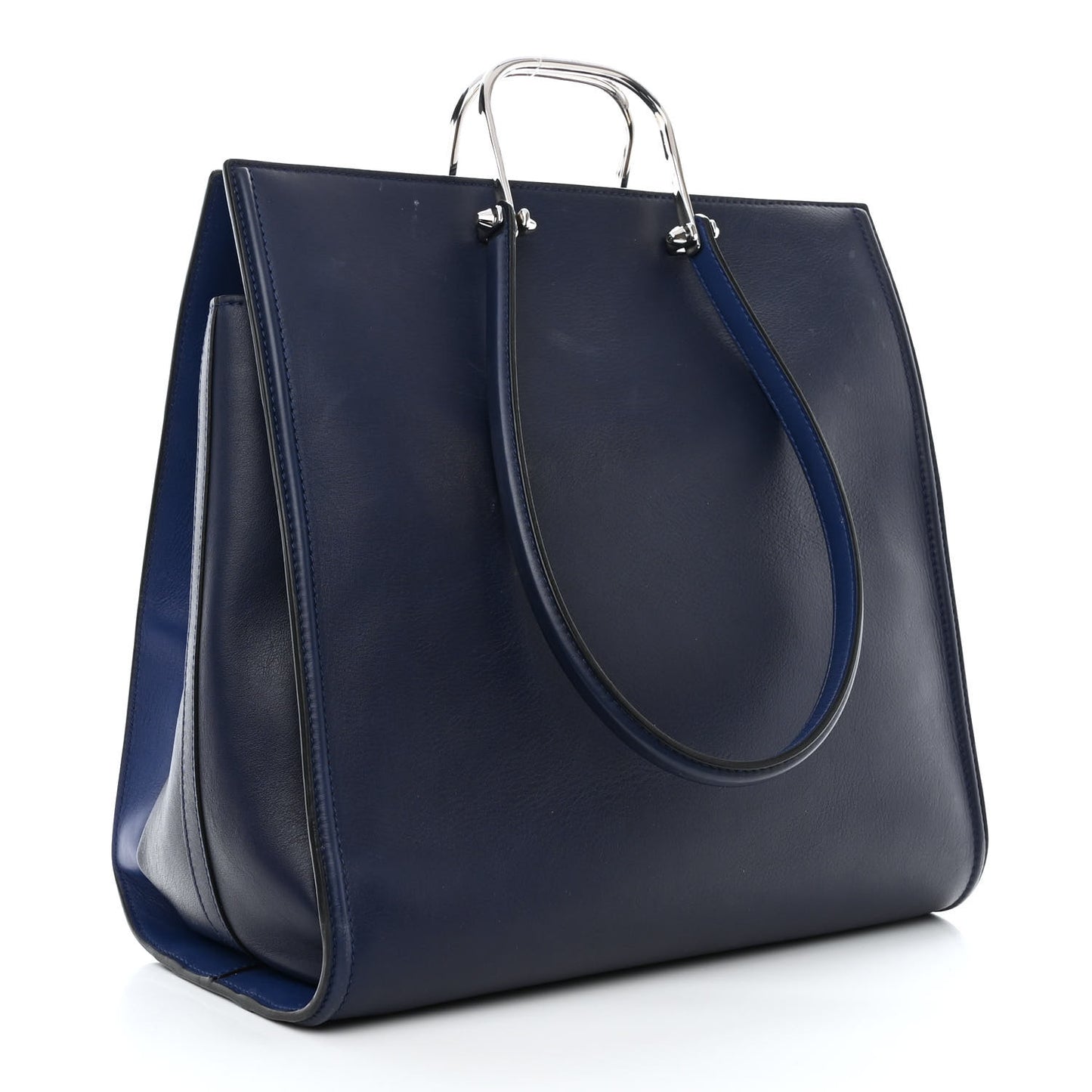 Calfskin The Tall Story Shoulder Bag Blue