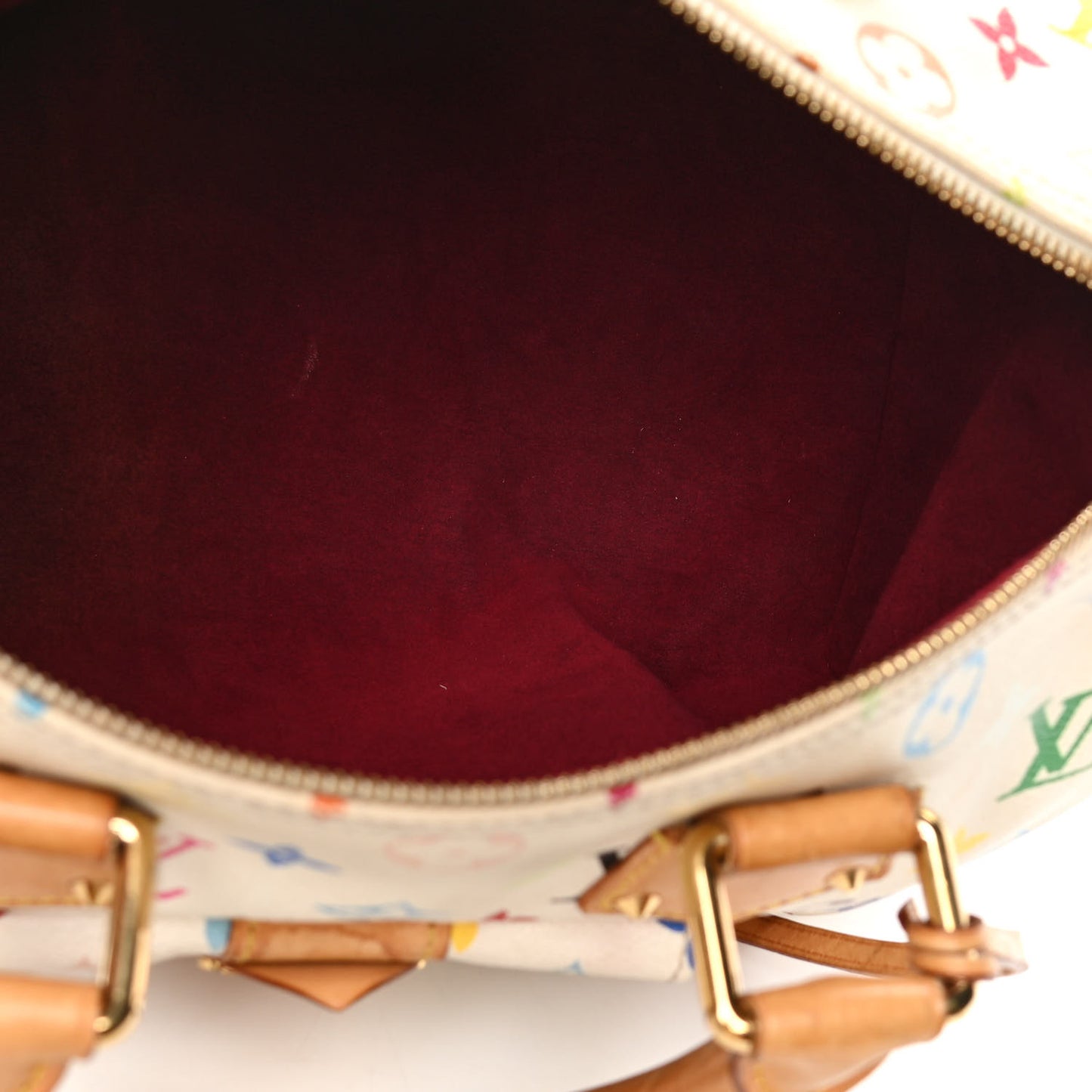 Monogram Multicolor Speedy 30 White