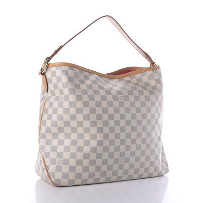 Louis Vuitton Damier Azur Delightful MM Pink 2 of 10