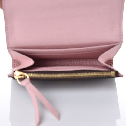 Louis Vuitton Damier Ebene Rosalie Coin Purse Rose Ballerine 5 of 8