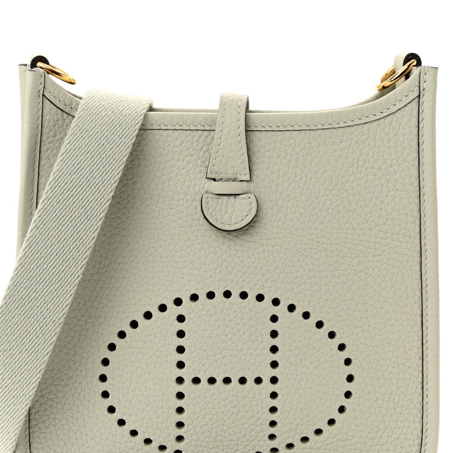 Hermes Taurillon Clemence Amazone Evelyne TPM Gris Neve 8 of 11