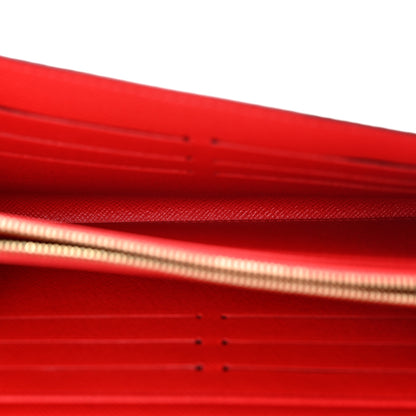 Louis Vuitton Monogram 2020 Christmas Animation Sarah Wallet Coquelicot 5 of 8