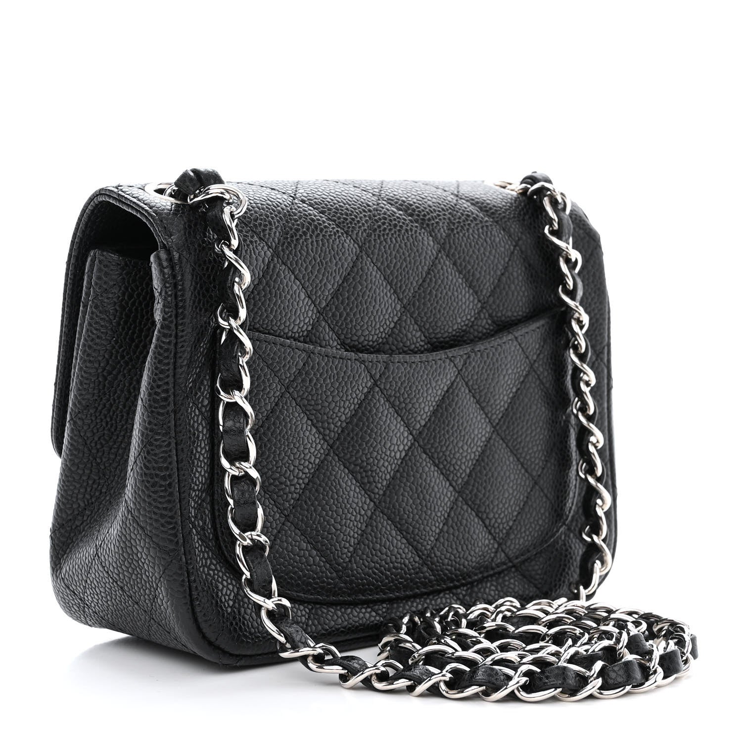 Chanel Caviar Quilted Mini Square Flap Black 3 of 12