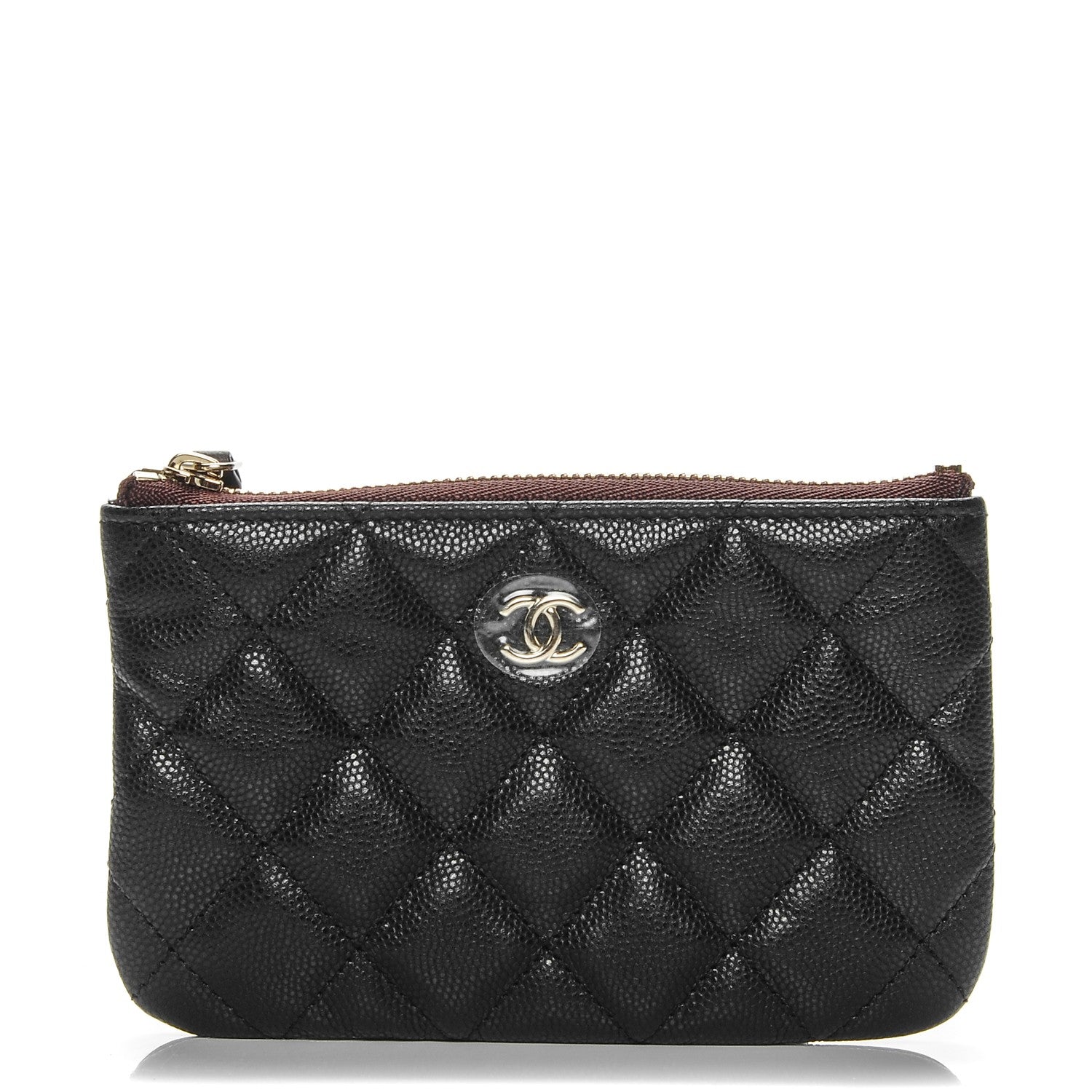 Chanel Caviar Quilted Small Cosmetic Case Black 1 of 7