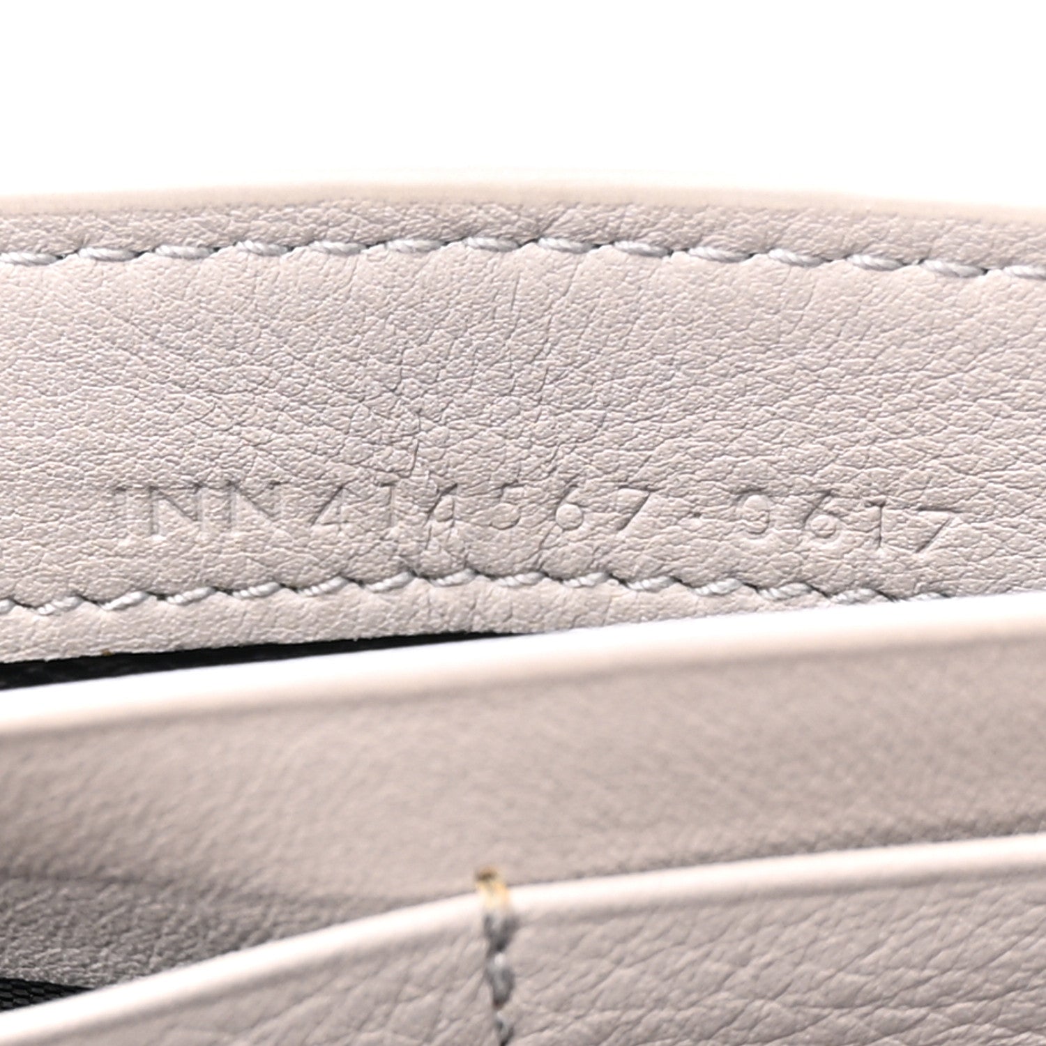 Saint Laurent Calfskin Monogram Large Flap Wallet Grey 8 of 15