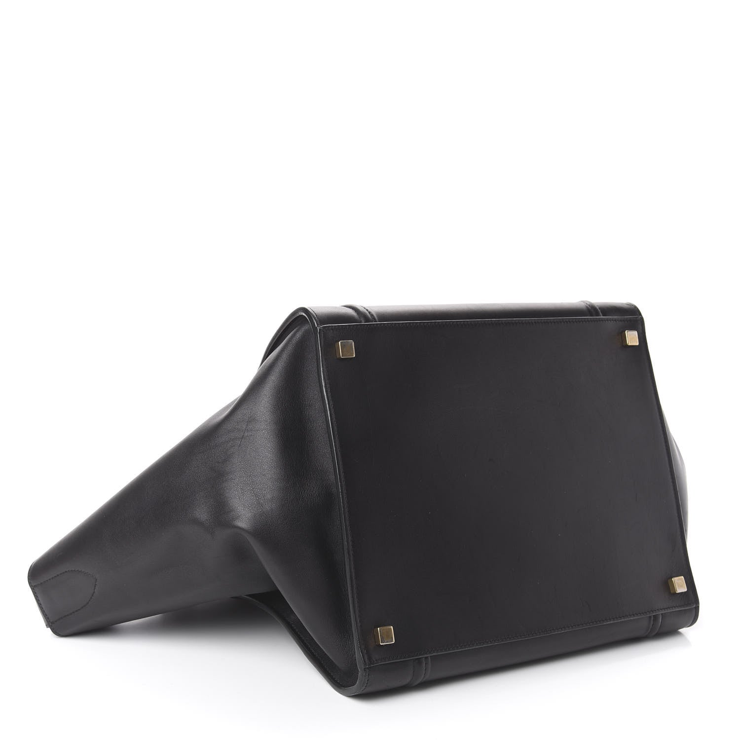 Celine Supple Calfskin Medium Phantom Luggage Black 3 of 8