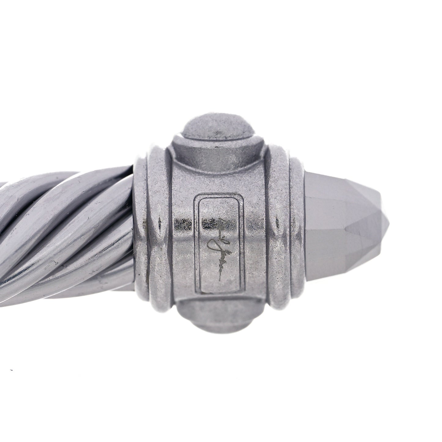 Aluminum 10mm Cable Renaissance Bracelet Grey