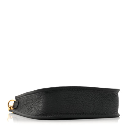 Hermes Taurillon Clemence Evelyne TPM Black 4 of 11