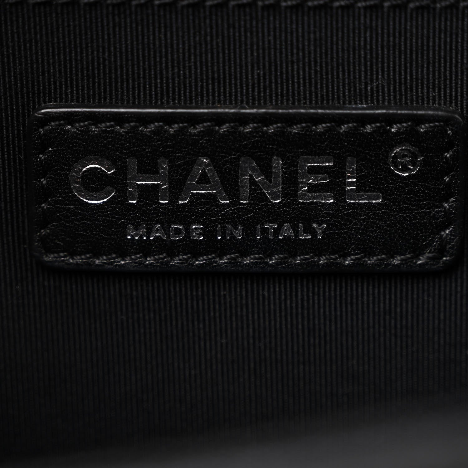 Chanel Lambskin Perforated Medium Boy Flap Black 6 of 10