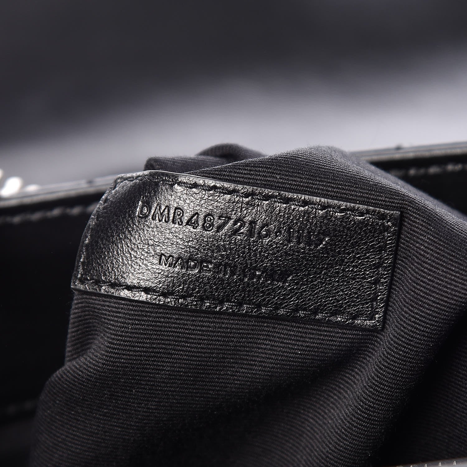 Saint Laurent Calfskin Y Quilted Monogram Medium Loulou Chain Satchel Black 7 of 9