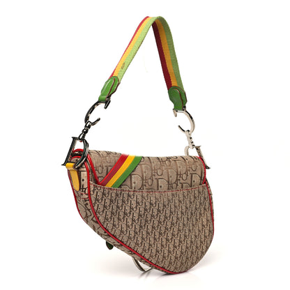 Christian Dior Monogram Rasta Saddle Bag Beige 3 of 13