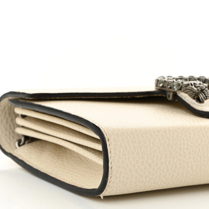 Gucci Dollar Calfskin Mini Dionysus Chain Wallet Mystic White 10 of 11