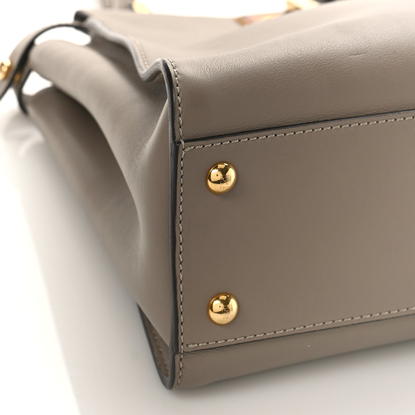 Vitello Seta Plexiglass Tortoise Medium Peekaboo Iconic Satchel Tortora
