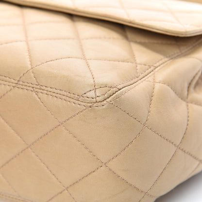 Chanel Lambskin Quilted Flap Shoulder Bag Beige 9 of 14