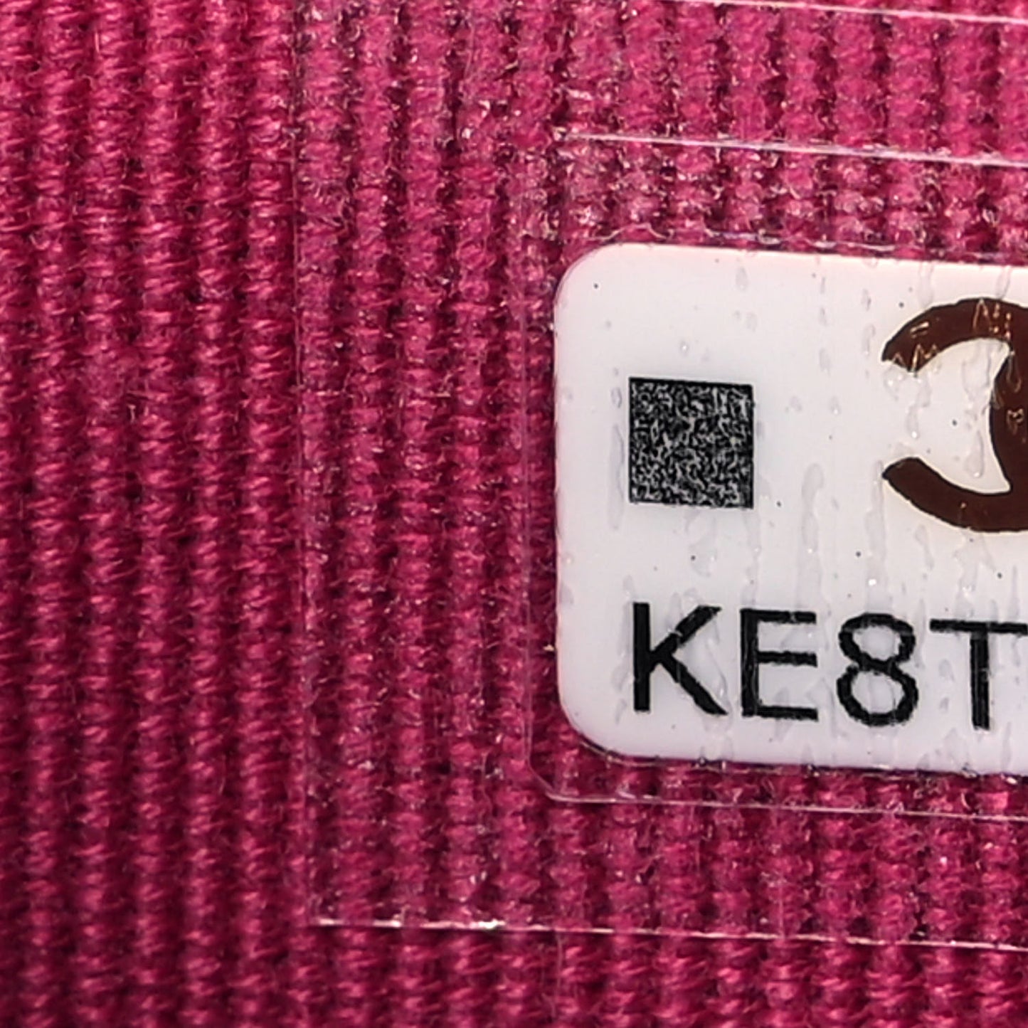 Caviar Quilted Flap Card Holder Wallet Fuchsia