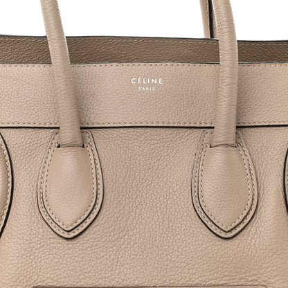 Celine Drummed Calfskin Mini Luggage Dune 8 of 15