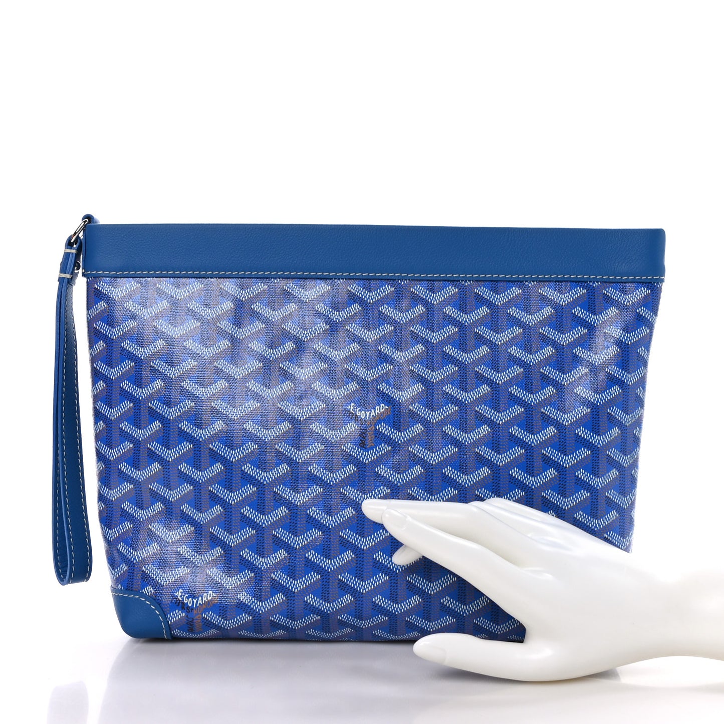 Goyardine Conti Pouch Sky Blue