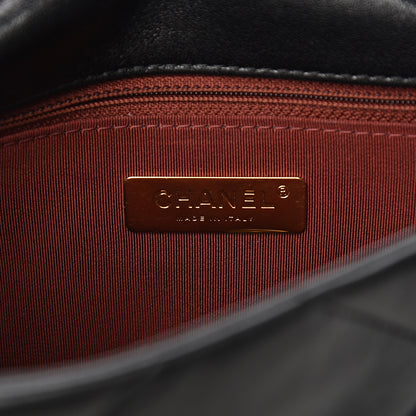 Chanel Goatskin Quilted Medium 19 Flap Black 5 of 10