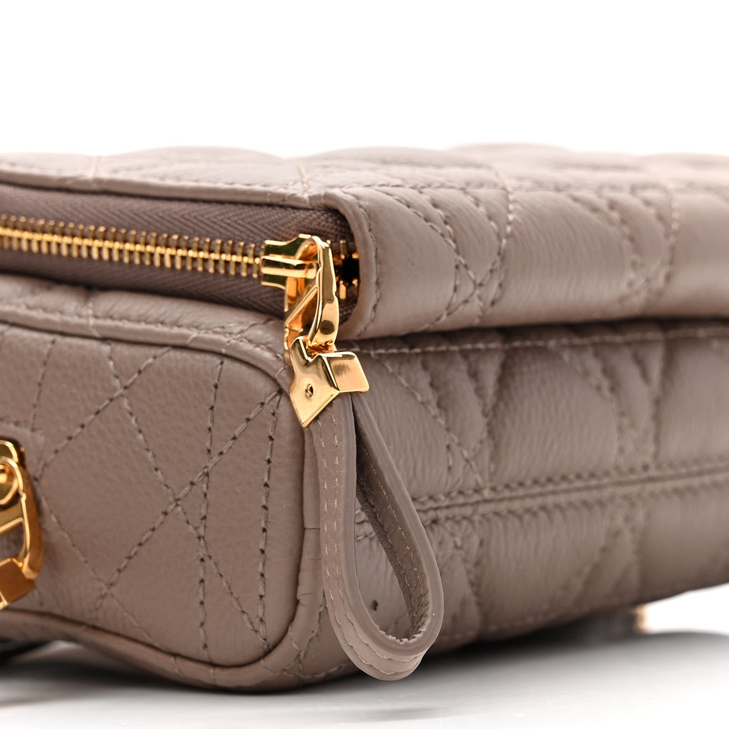 Christian Dior Supple Calfskin Caro Double Pouch Warm Taupe 8 of 9