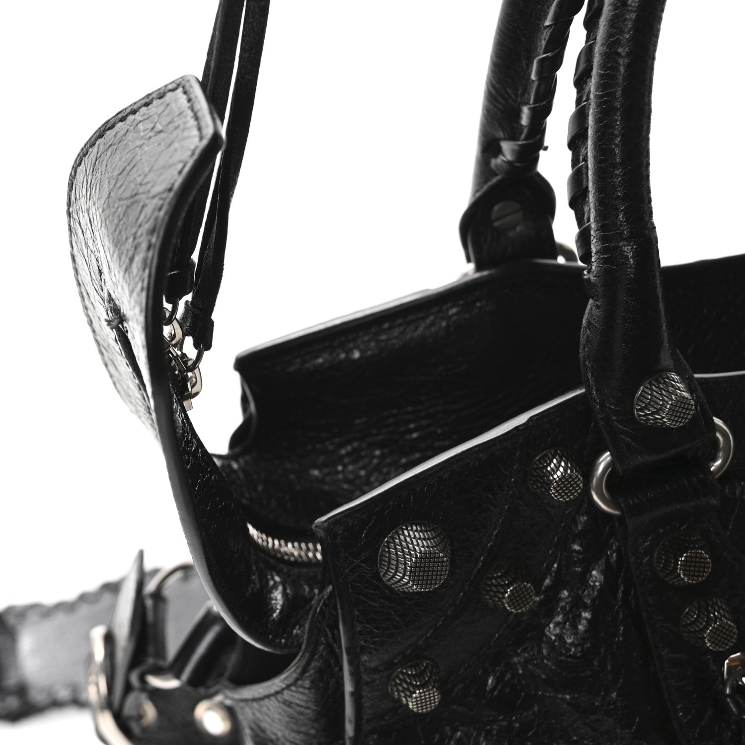 Balenciaga Agneau Arena Neo Cagole City Handbag Black 11 of 11
