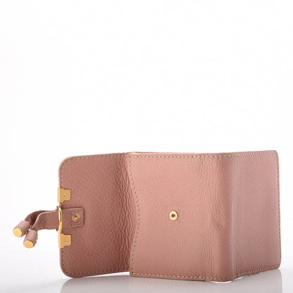 Chloe Grained Calfskin Marcie Square Wallet Anemone Pink 7 of 9