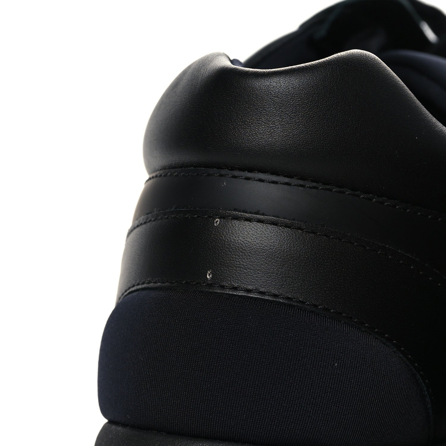 Chanel Fabric Calfskin Suede Mens CC Sneakers 45 Black 10 of 11