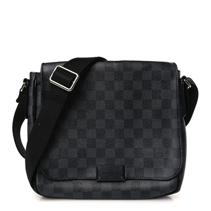 Louis Vuitton Damier Graphite District PM 1 of 8