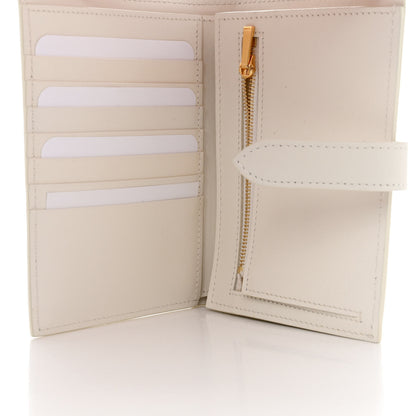 Celine Grained Calfskin Medium Multifunction Strap Wallet White 5 of 7