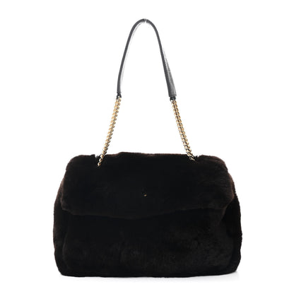 Chanel Rabbit Fur Flap Brown 1 of 10