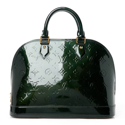 Louis Vuitton Vernis Alma PM Blue Nuit 1 of 9