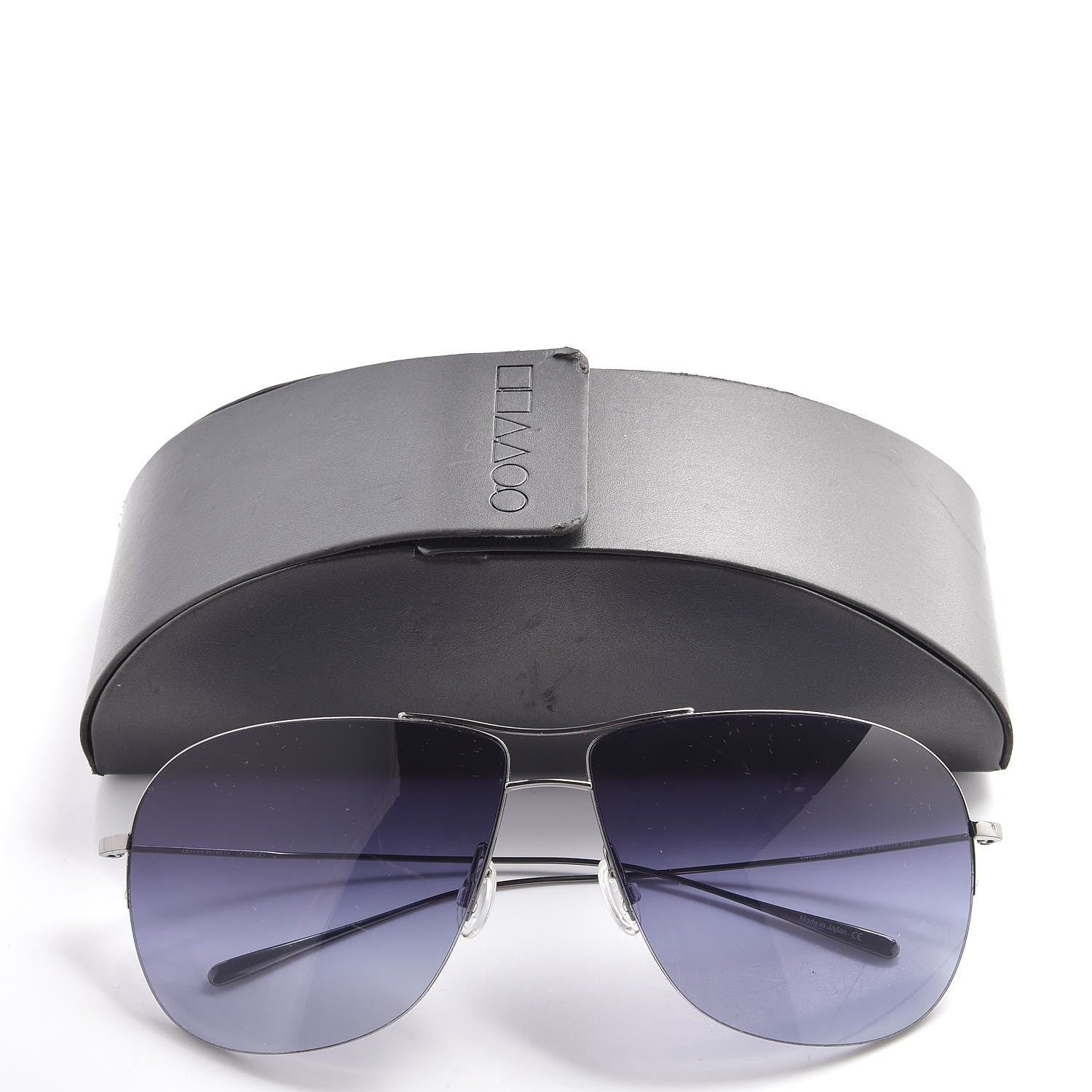 Oliver Peoples Welles Aviator Sunglasses Blue 7 of 7
