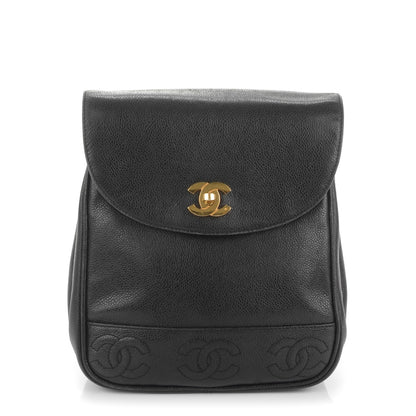 Chanel Caviar CC Backpack Black 1 of 7